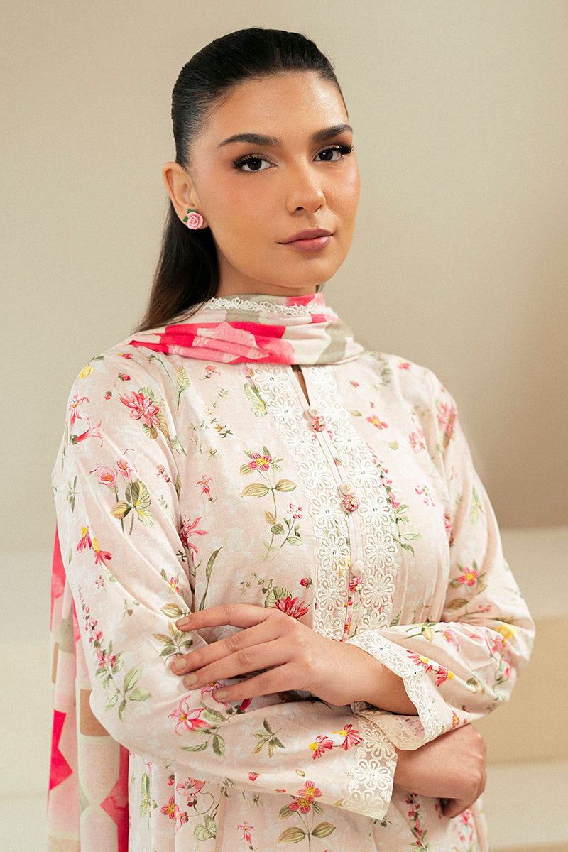 Cross Stitch | Daily Lawn 24 | CRYSTAL AURA-3 PIECE LAWN SUIT - by - Libasekhas UK - Registered Vendor of : Cross Stitch - 100% Original Designer Dresss