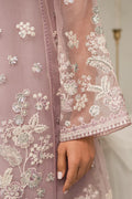 Cross Stitch | Luxe Atelier 24 | Mauve Somber - by - Libasekhas UK - Registered Vendor of : Cross Stitch - 100% Original Designer Dresss