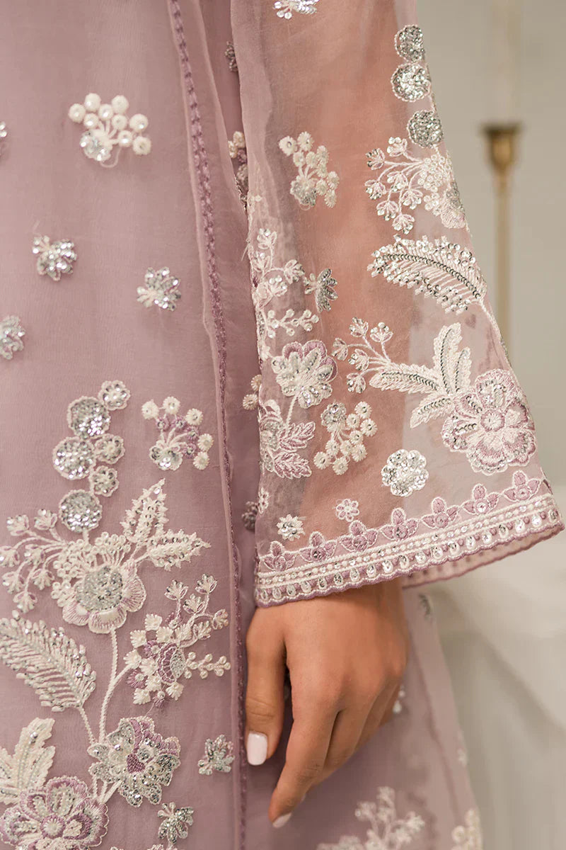 Cross Stitch | Luxe Atelier 24 | Mauve Somber - by - Libasekhas UK - Registered Vendor of : Cross Stitch - 100% Original Designer Dresss
