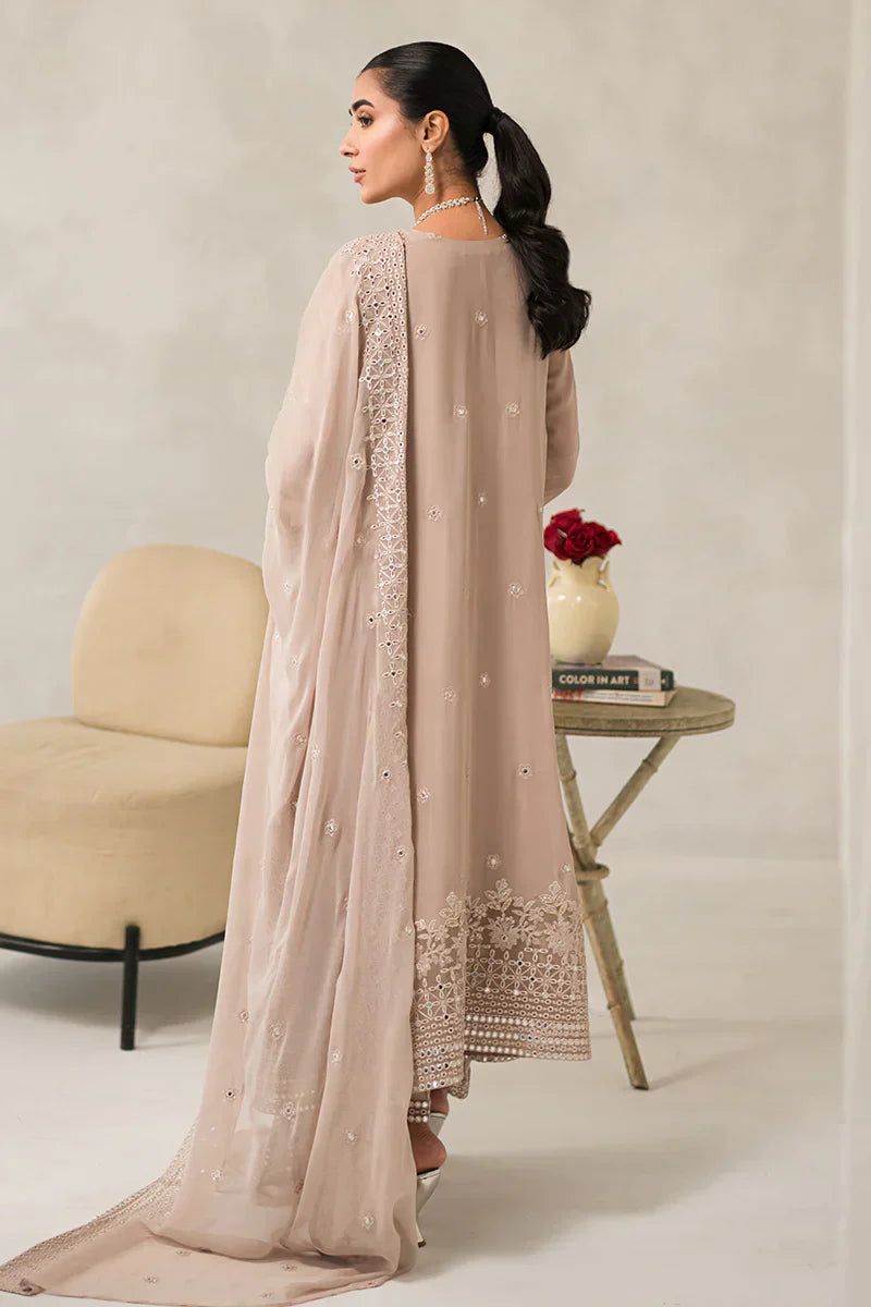 Cross Stitch | Luxe Atelier 24 | Maple Brown - by - Libasekhas UK - Registered Vendor of : Cross Stitch - 100% Original Designer Dresss