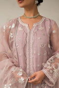 Cross Stitch | Luxe Atelier 24 | Mauve Somber - by - Libasekhas UK - Registered Vendor of : Cross Stitch - 100% Original Designer Dresss