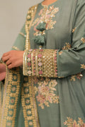 Cross Stitch | Luxe Atelier 24 | Garland Sage - by - Libasekhas UK - Registered Vendor of : Cross Stitch - 100% Original Designer Dresss