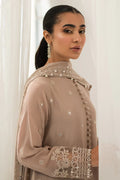 Cross Stitch | Luxe Atelier 24 | Maple Brown - by - Libasekhas UK - Registered Vendor of : Cross Stitch - 100% Original Designer Dresss