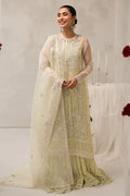 Cross Stitch | Luxe Atelier 24 | Pearl Mist - by - Libasekhas UK - Registered Vendor of : Cross Stitch - 100% Original Designer Dresss