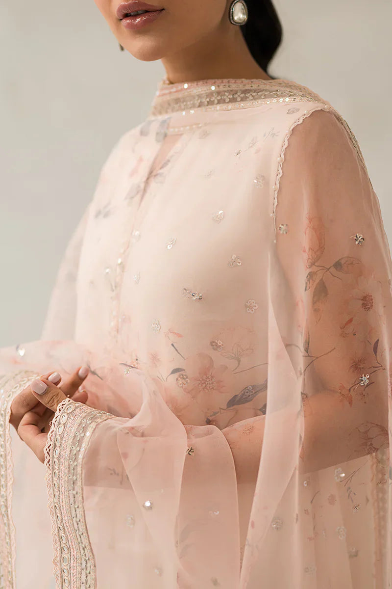 Cross Stitch | Luxe Atelier 24 | Pink Hue - by - Libasekhas UK - Registered Vendor of : Cross Stitch - 100% Original Designer Dresss