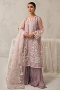 Cross Stitch | Luxe Atelier 24 | Mauve Somber - by - Libasekhas UK - Registered Vendor of : Cross Stitch - 100% Original Designer Dresss