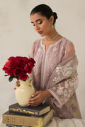 Cross Stitch | Luxe Atelier 24 | Mauve Somber - by - Libasekhas UK - Registered Vendor of : Cross Stitch - 100% Original Designer Dresss