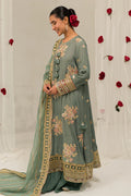 Cross Stitch | Luxe Atelier 24 | Garland Sage - by - Libasekhas UK - Registered Vendor of : Cross Stitch - 100% Original Designer Dresss