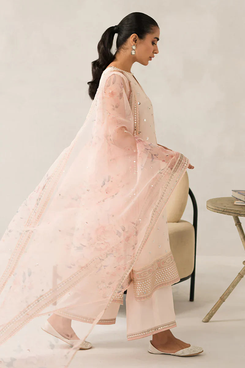 Cross Stitch | Luxe Atelier 24 | Pink Hue - by - Libasekhas UK - Registered Vendor of : Cross Stitch - 100% Original Designer Dresss