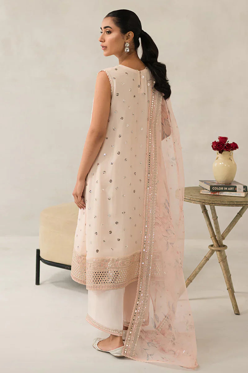 Cross Stitch | Luxe Atelier 24 | Pink Hue - by - Libasekhas UK - Registered Vendor of : Cross Stitch - 100% Original Designer Dresss