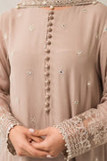 Cross Stitch | Luxe Atelier 24 | Maple Brown - by - Libasekhas UK - Registered Vendor of : Cross Stitch - 100% Original Designer Dresss