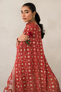 Cross Stitch | Luxe Atelier 24 | Crimson Glow - by - Libasekhas UK - Registered Vendor of : Cross Stitch - 100% Original Designer Dresss