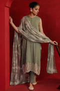Cross Stitch | Luxe Atelier 24 | Whisper Spray - by - Libasekhas UK - Registered Vendor of : Cross Stitch - 100% Original Designer Dresss