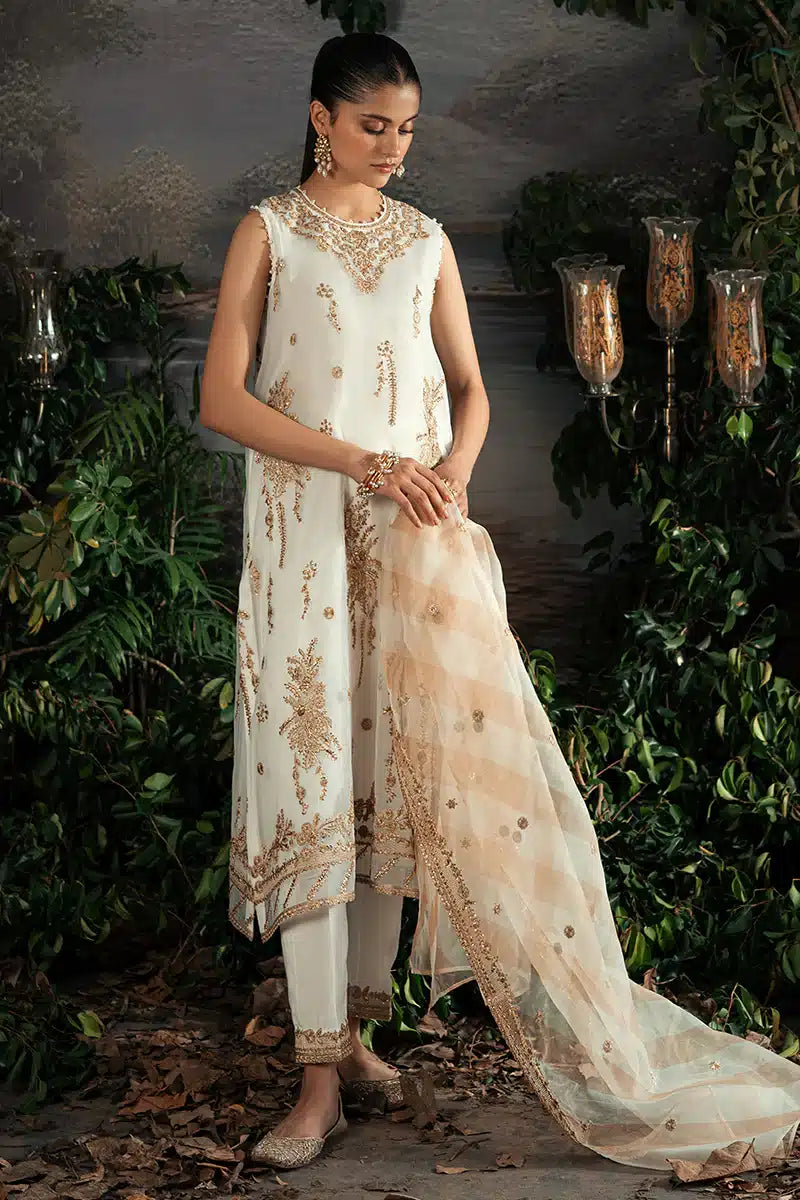Cross Stitch | Luxe Atelier 23 | BLOOMING IRENE - by - Libasekhas UK - Registered Vendor of : Cross Stitch - 100% Original Designer Dresss