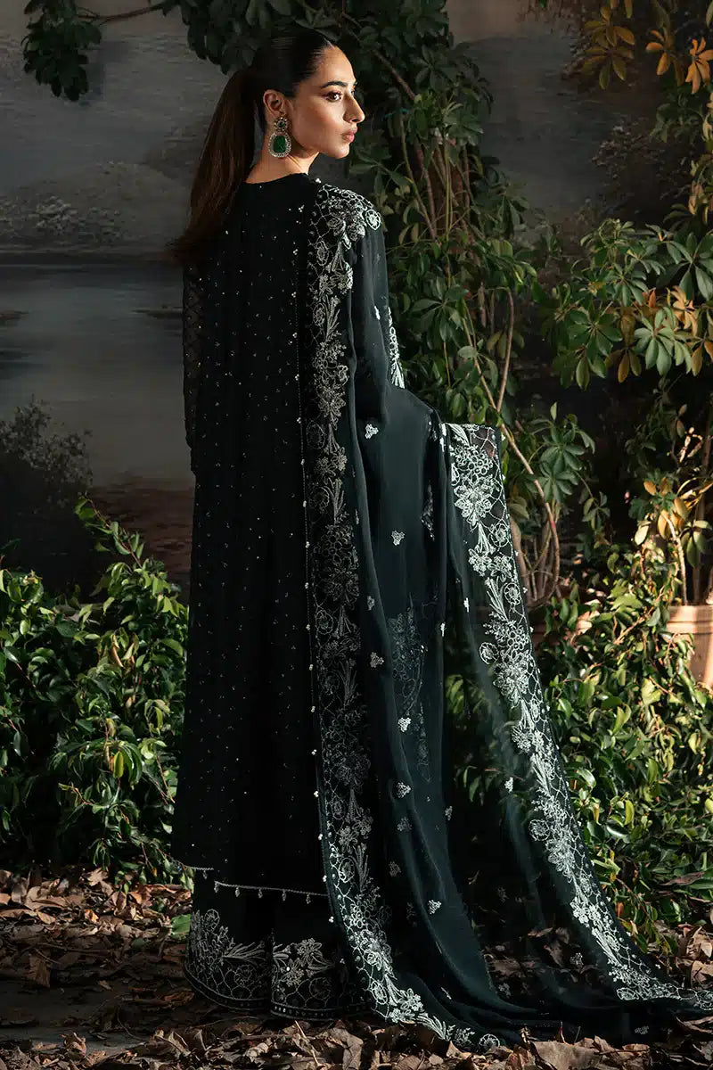 Cross Stitch | Luxe Atelier 23 | ONYX ZEST - by - Libasekhas UK - Registered Vendor of : Cross Stitch - 100% Original Designer Dresss