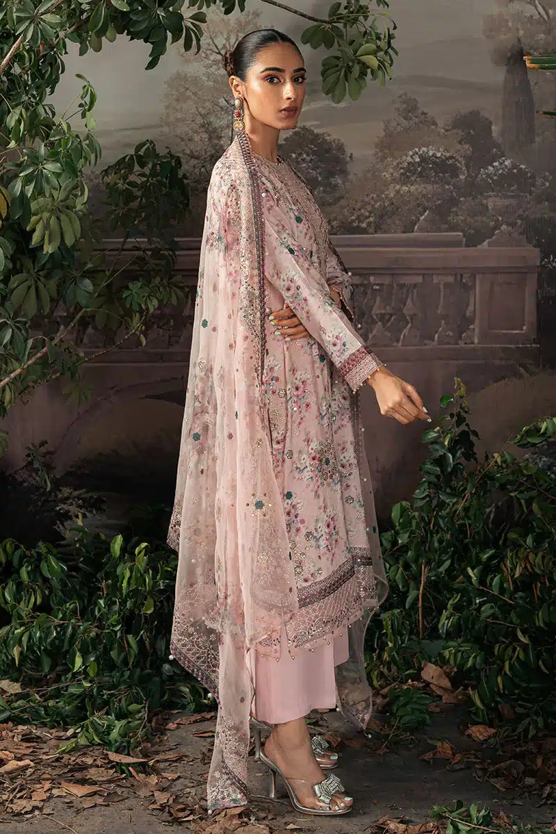 Cross Stitch | Luxe Atelier 23 | PINK CARNATION - by - Libasekhas UK - Registered Vendor of : Cross Stitch - 100% Original Designer Dresss