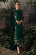 Cross Stitch | Luxe Atelier 23 | SAGE GREEN - by - Libasekhas UK - Registered Vendor of : Cross Stitch - 100% Original Designer Dresss