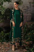 Cross Stitch | Luxe Atelier 23 | SAGE GREEN - by - Libasekhas UK - Registered Vendor of : Cross Stitch - 100% Original Designer Dresss