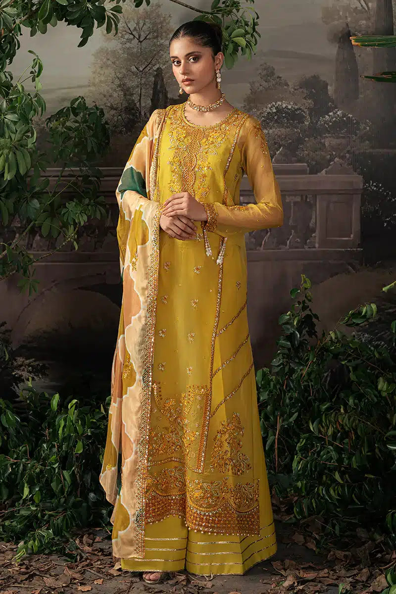 Cross Stitch | Luxe Atelier 23 | SYLVIAN AURA - by - Libasekhas UK - Registered Vendor of : Cross Stitch - 100% Original Designer Dresss