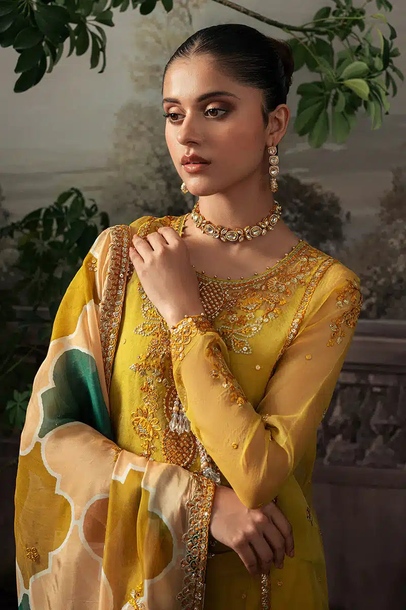 Cross Stitch | Luxe Atelier 23 | SYLVIAN AURA - by - Libasekhas UK - Registered Vendor of : Cross Stitch - 100% Original Designer Dresss