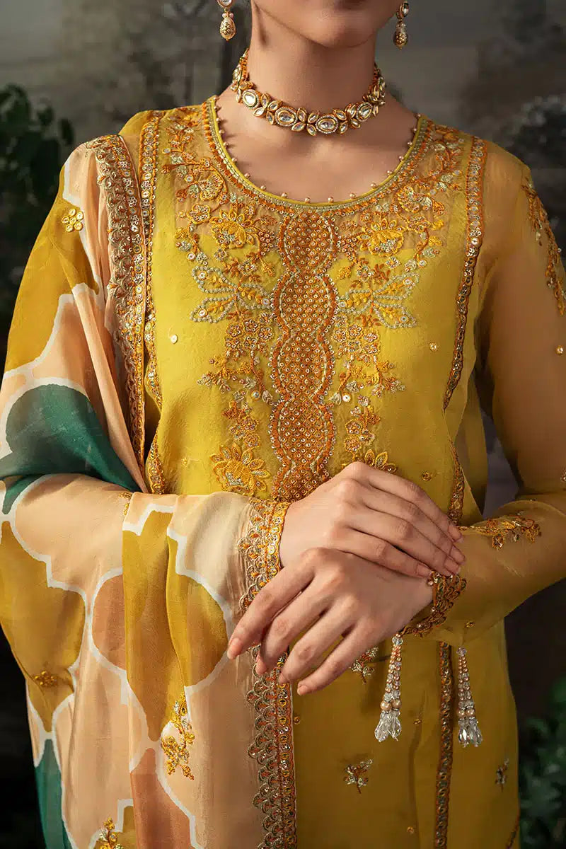 Cross Stitch | Luxe Atelier 23 | SYLVIAN AURA - by - Libasekhas UK - Registered Vendor of : Cross Stitch - 100% Original Designer Dresss