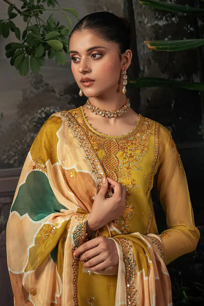 Cross Stitch | Luxe Atelier 23 | SYLVIAN AURA - by - Libasekhas UK - Registered Vendor of : Cross Stitch - 100% Original Designer Dresss