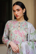 Cross Stitch | Printed Lawn | OLIVE AURA - by - Libasekhas UK - Registered Vendor of : Cross Stitch - 100% Original Designer Dresss