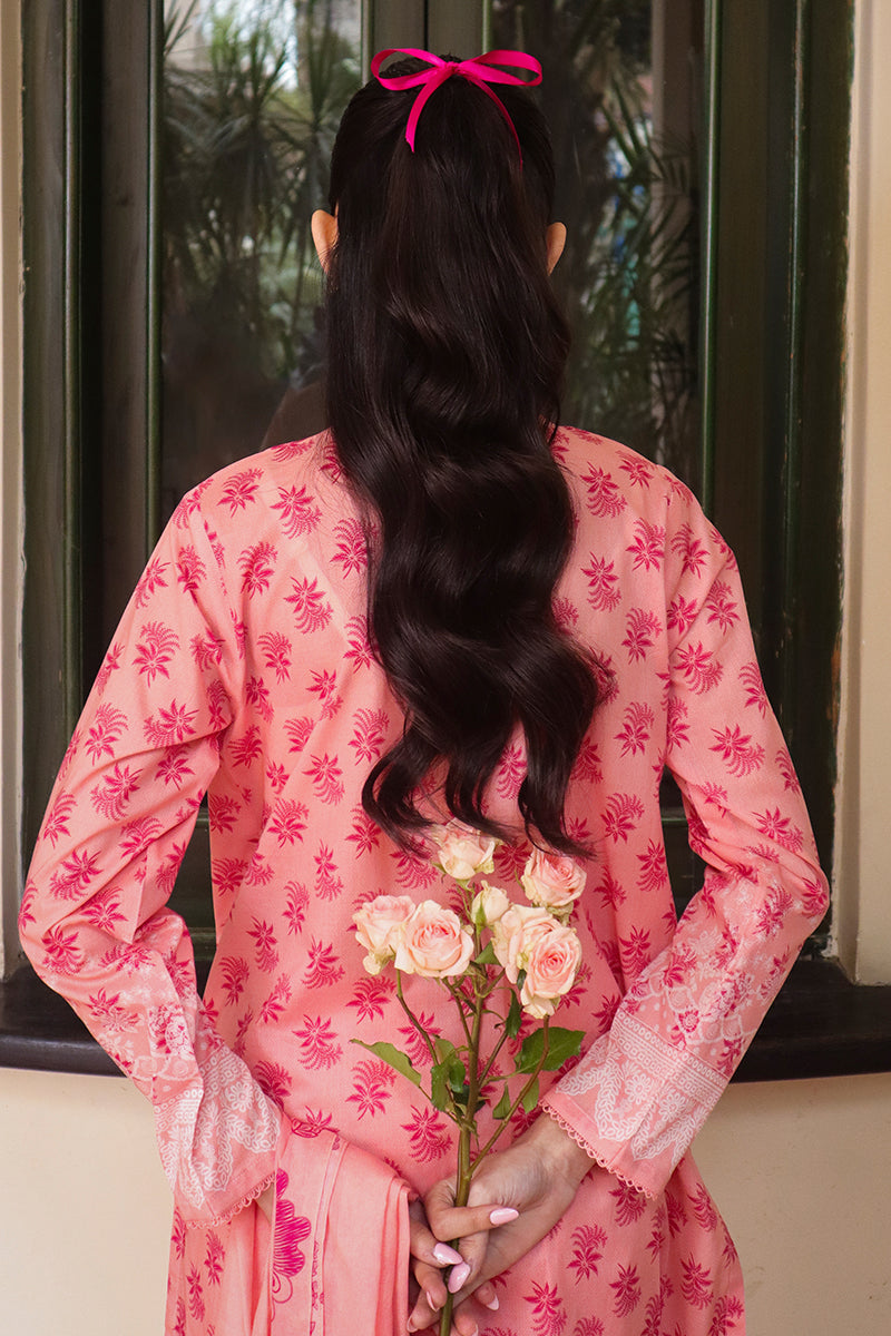Cross Stitch | Printed Lawn | CORAL DELUXE - by - Libasekhas UK - Registered Vendor of : Cross Stitch - 100% Original Designer Dresss