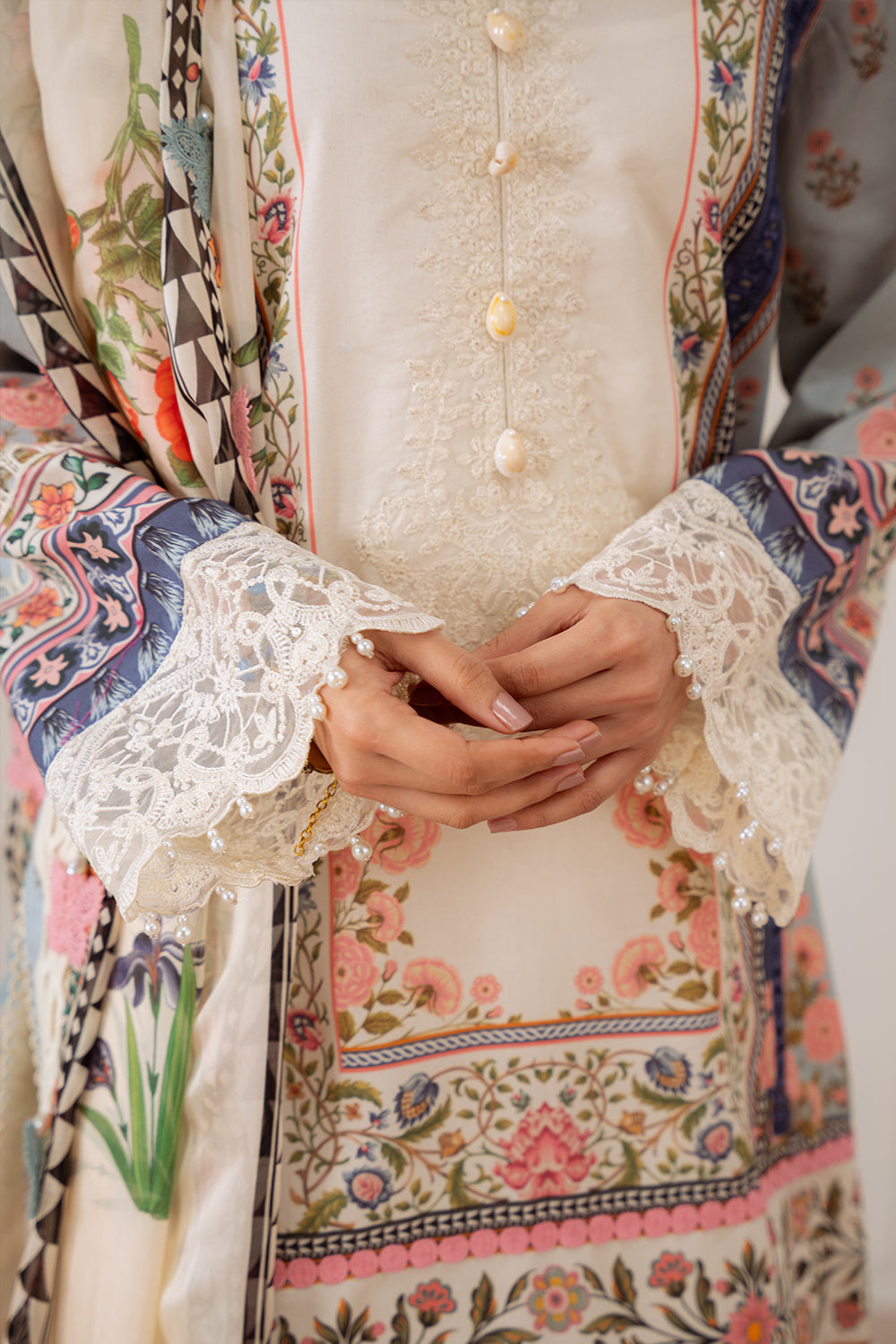 Saira Rizwan | Laanem Summer Lawn 25 | ZUMRA-B-SRL25-07 - by - Libasekhas UK - Registered Vendor of : Saira Rizwan - 100% Original Designer Dresss
