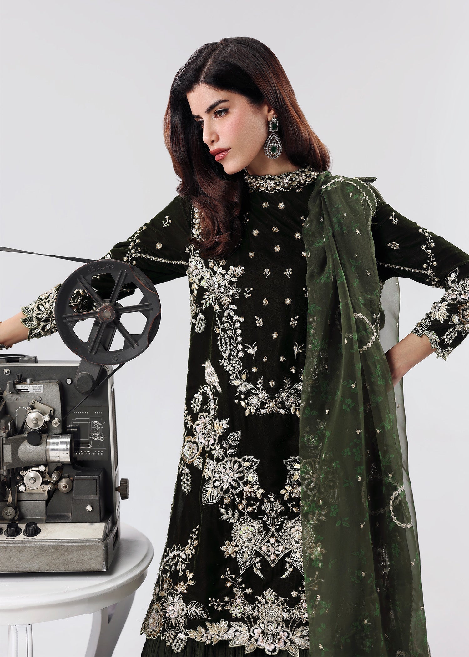 Sardinia | Lamore Luxury Handwork Edit 25 | Velvet Dream - by Libasekhas UK - Registered Vendor of : Sardinia - 100% Original Designer Dress