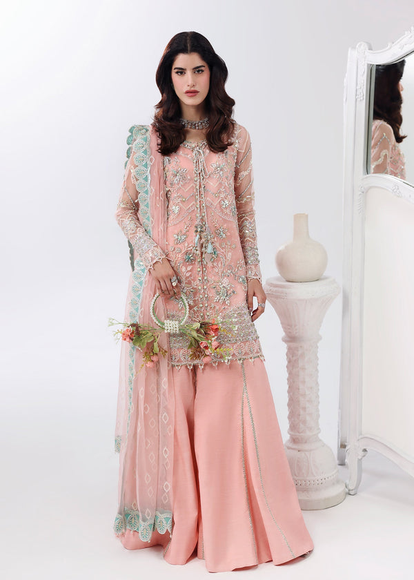 Sardinia | Lamore Luxury Handwork Edit 25 | Rose Dust - by Libasekhas UK - Registered Vendor of : Sardinia - 100% Original Designer Dress