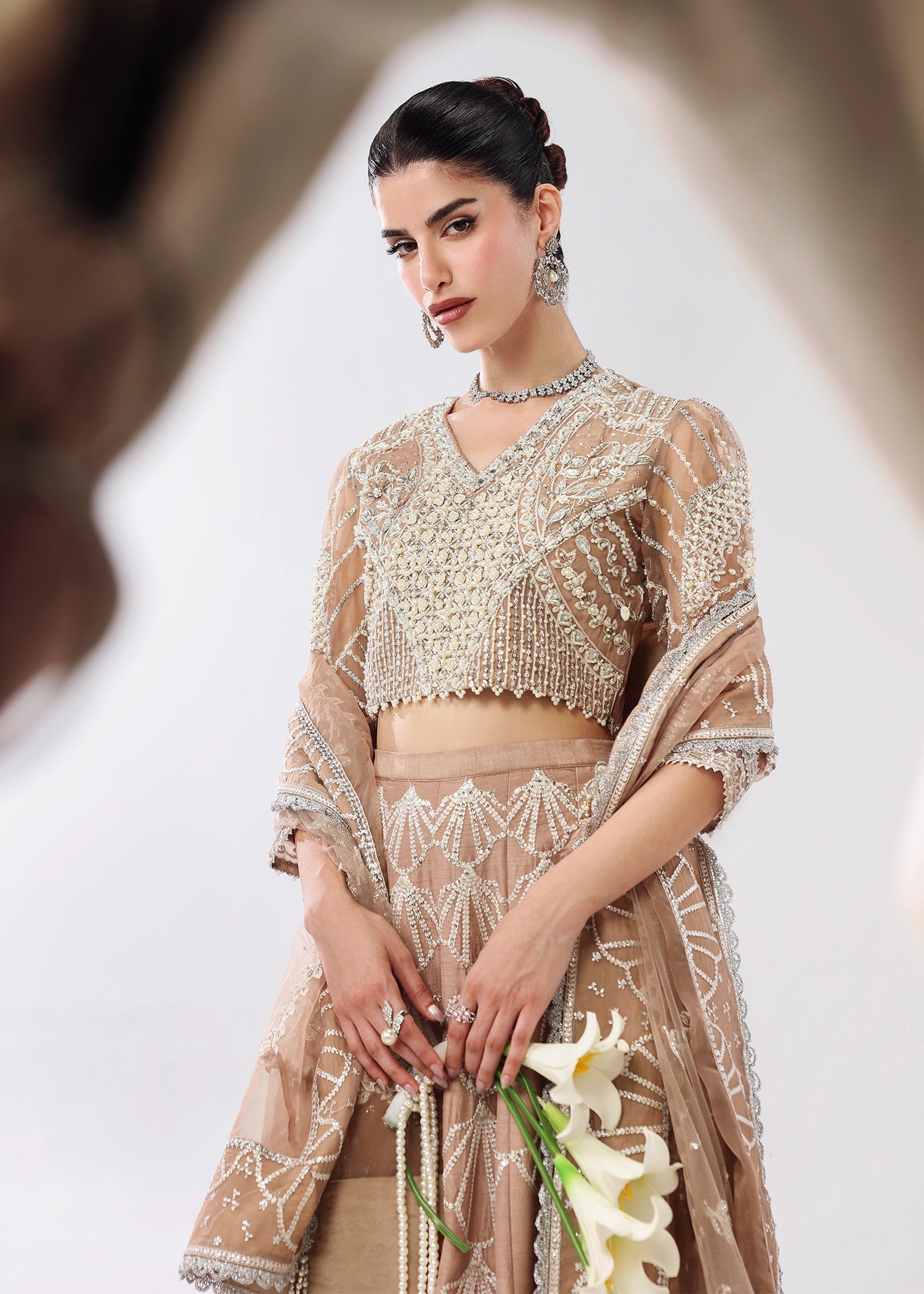 Sardinia | Lamore Luxury Handwork Edit 25 | Silk Whisper - by Libasekhas UK - Registered Vendor of : Sardinia - 100% Original Designer Dress