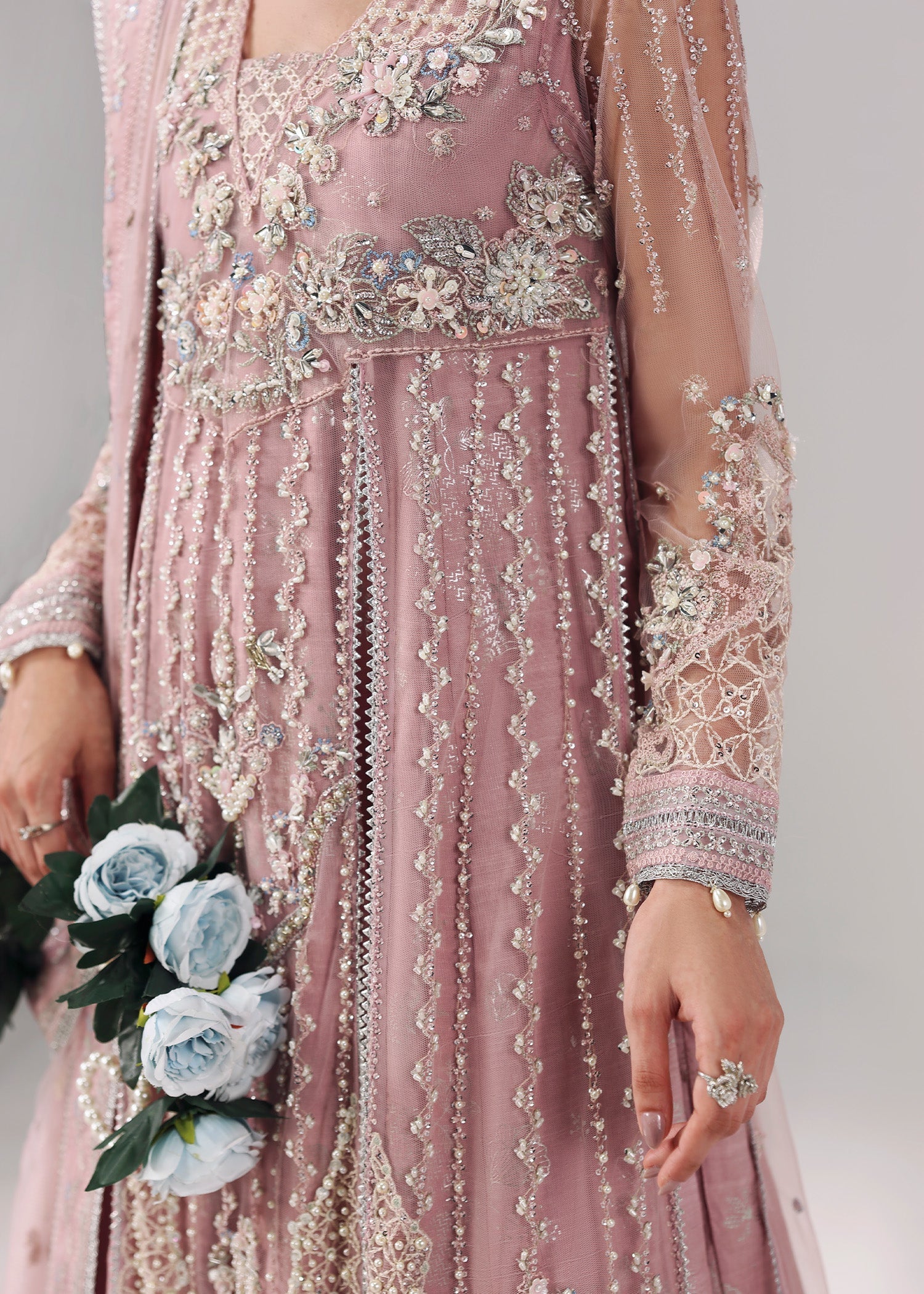 Sardinia | Lamore Luxury Handwork Edit 25 | Lilac luxe - by Libasekhas UK - Registered Vendor of : Sardinia - 100% Original Designer Dress