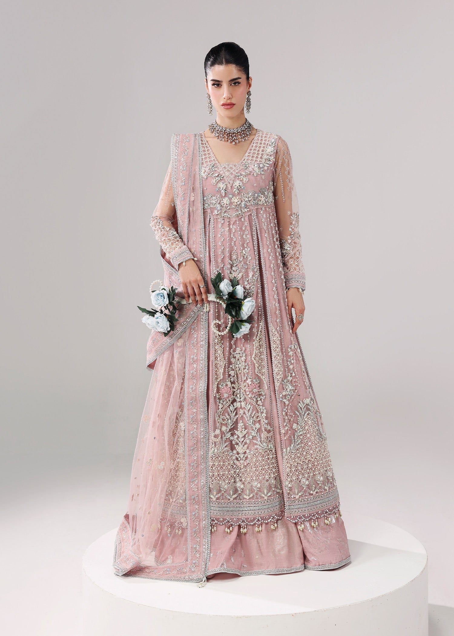 Sardinia | Lamore Luxury Handwork Edit 25 | Lilac luxe - by Libasekhas UK - Registered Vendor of : Sardinia - 100% Original Designer Dress