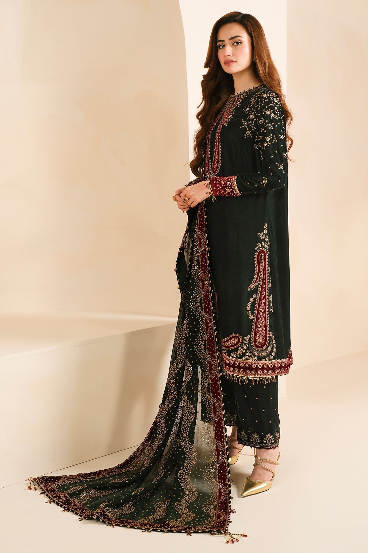 Jazmin | Velvet Edit 24 | Velvet Formal VF-2034 - by - Libasekhas UK - Registered Vendor of : Jazmin - 100% Original Designer Dresss