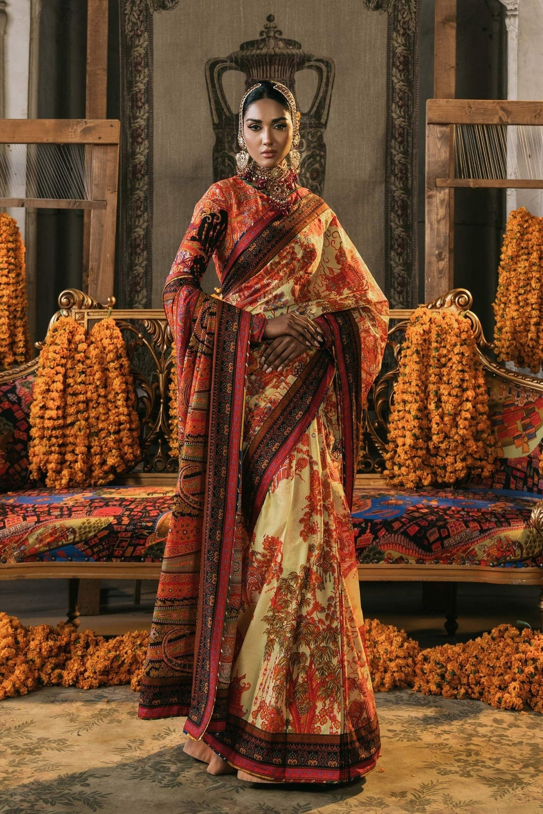 Fahad Hussayn | Lawn Banger | Damavand - by - Libasekhas UK - Registered Vendor of : Fahad Hussayn - 100% Original Designer Dresss