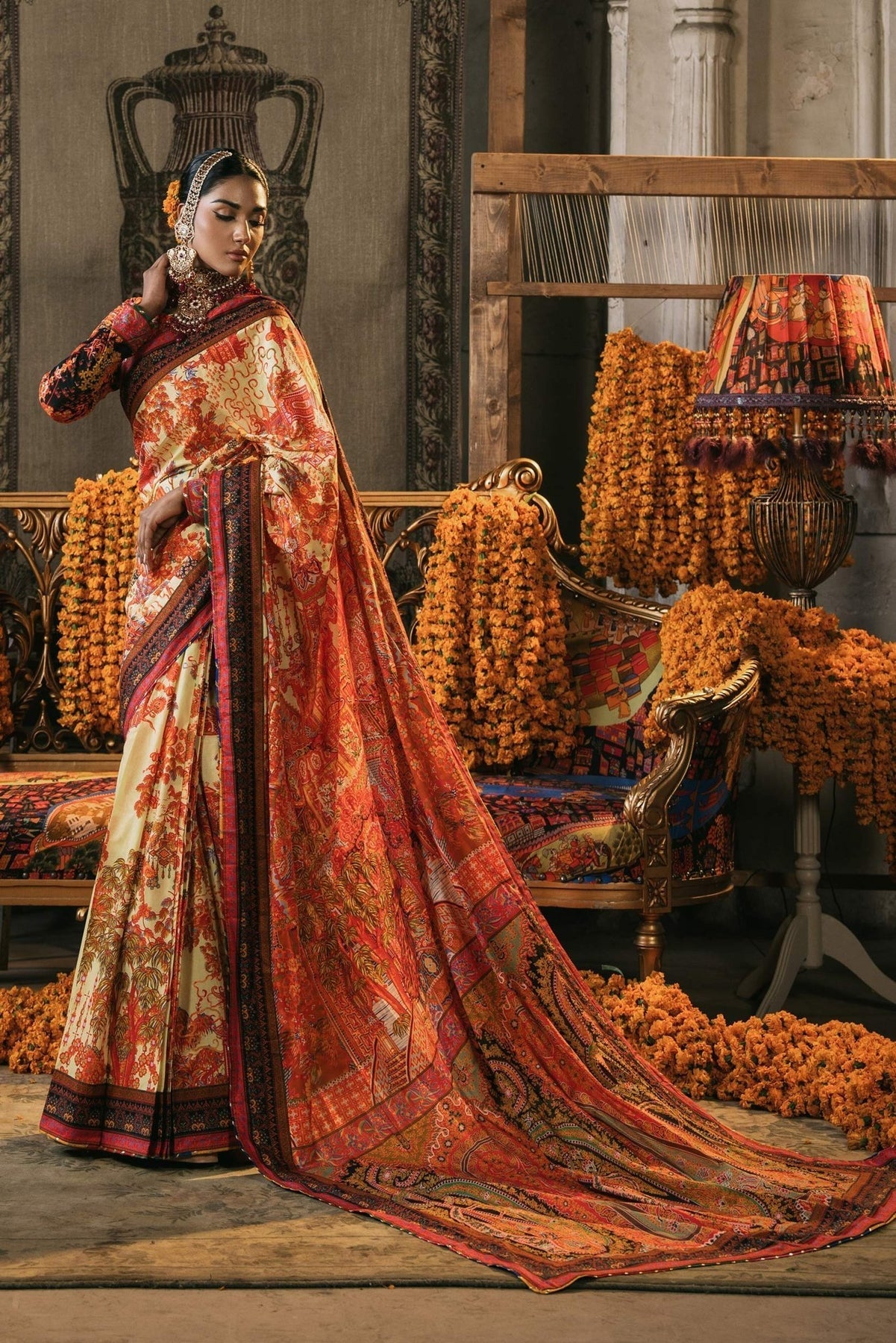 Fahad Hussayn | Lawn Banger | Damavand - by - Libasekhas UK - Registered Vendor of : Fahad Hussayn - 100% Original Designer Dresss