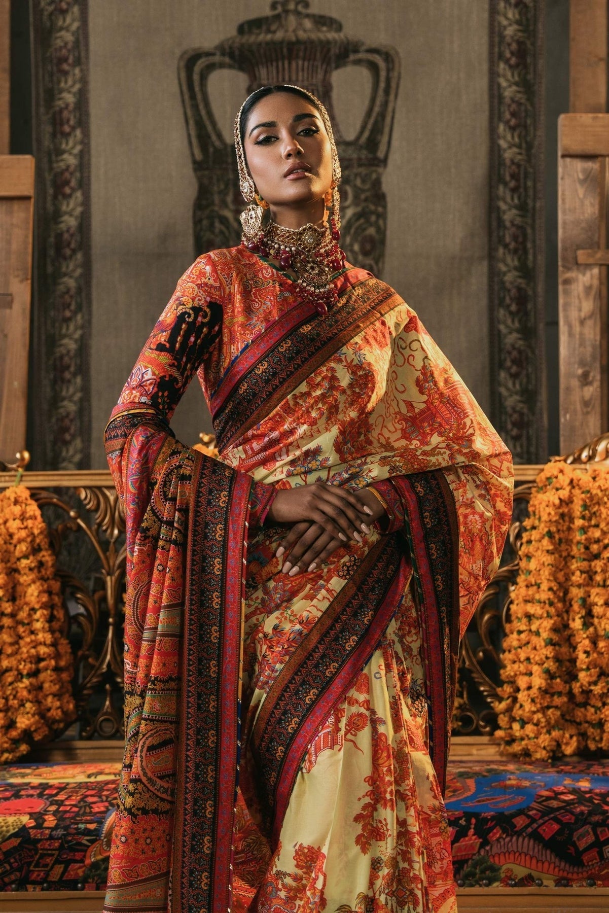 Fahad Hussayn | Lawn Banger | Damavand - by - Libasekhas UK - Registered Vendor of : Fahad Hussayn - 100% Original Designer Dresss
