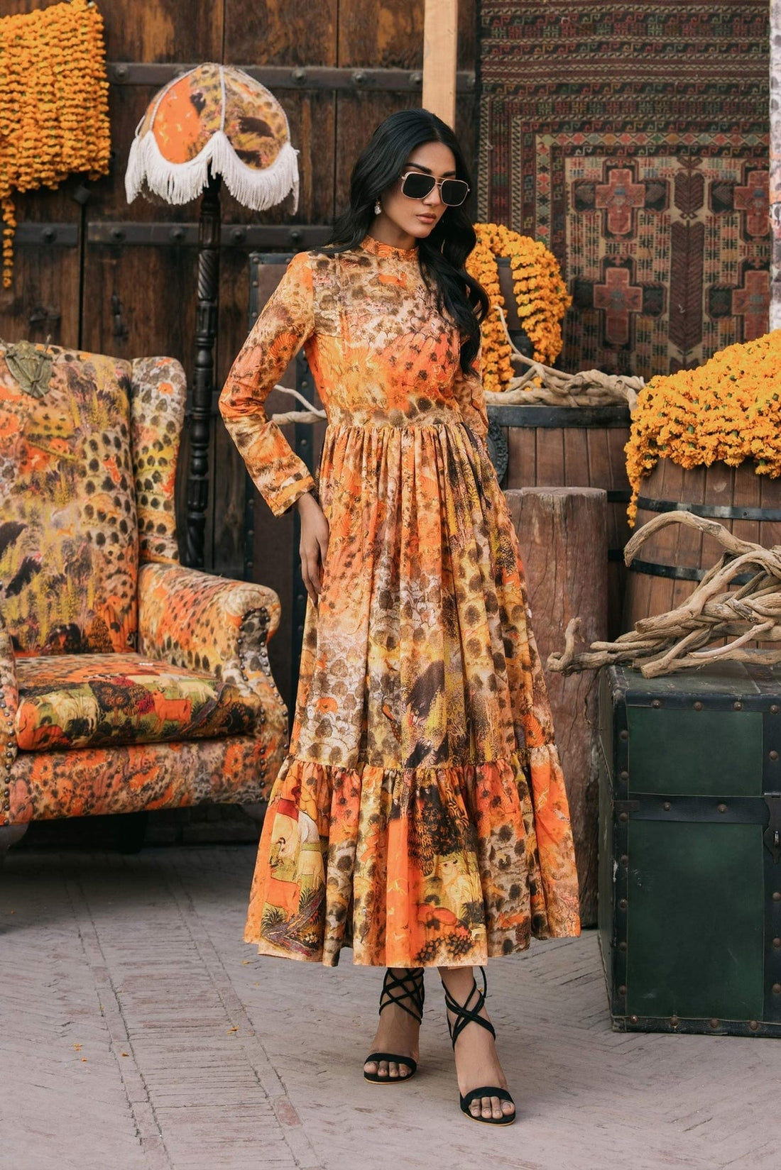 Fahad Hussayn | Lawn Banger | Darshan - by - Libasekhas UK - Registered Vendor of : Fahad Hussayn - 100% Original Designer Dresss