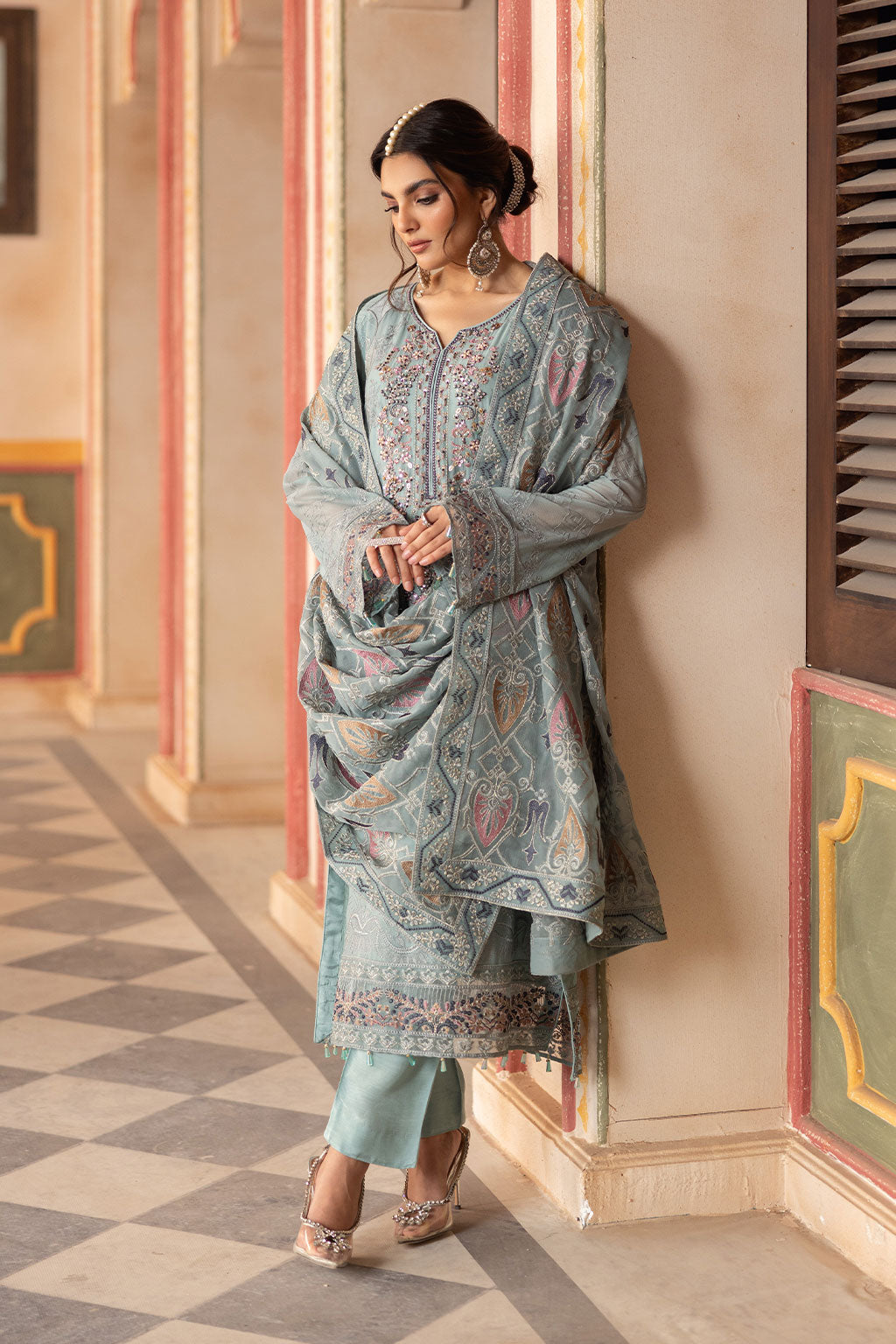 Ramsha | Dastan Formals | T-302 - by - Libasekhas UK - Registered Vendor of : Ramsha - 100% Original Designer Dresss