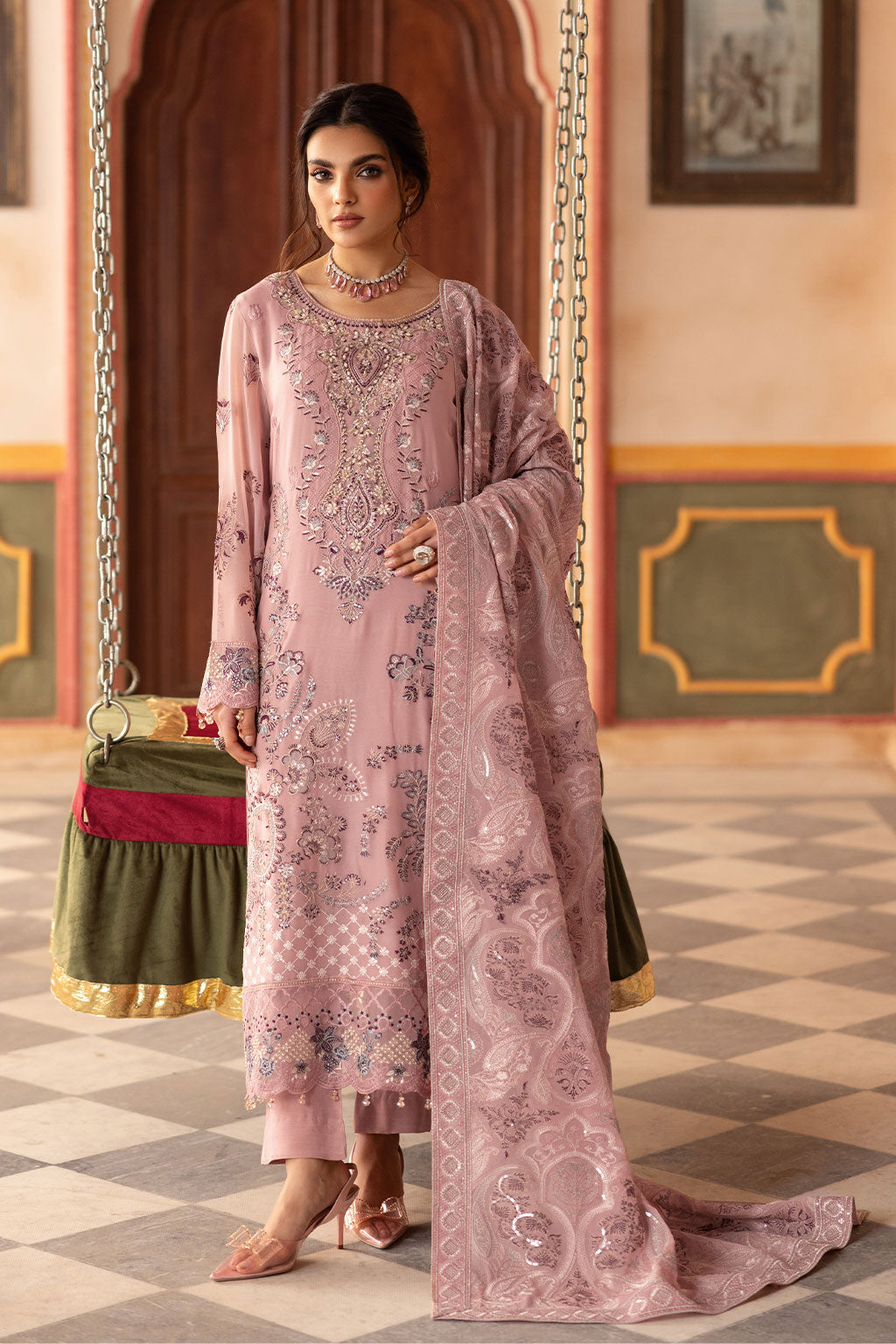 Ramsha | Dastan Formals | T-303 - by - Libasekhas UK - Registered Vendor of : Ramsha - 100% Original Designer Dresss
