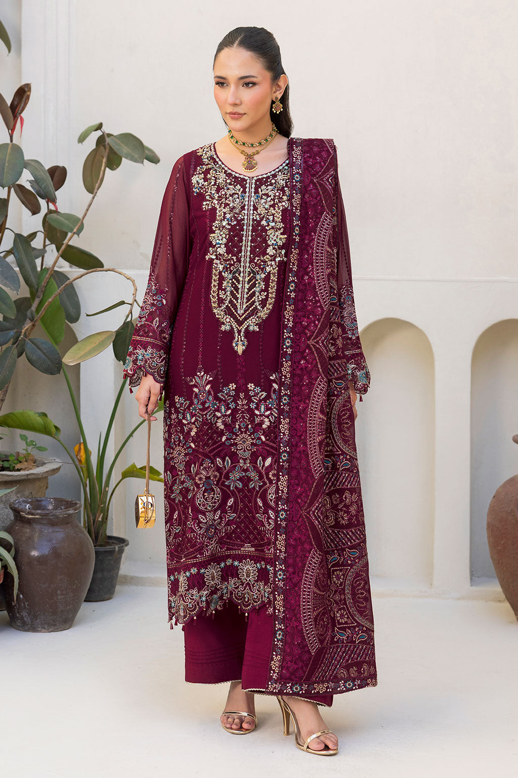 Ramsha | Dastaan Formals | T-503 - by Libasekhas UK - Registered Vendor of : Ramsha - 100% Original Designer Dress