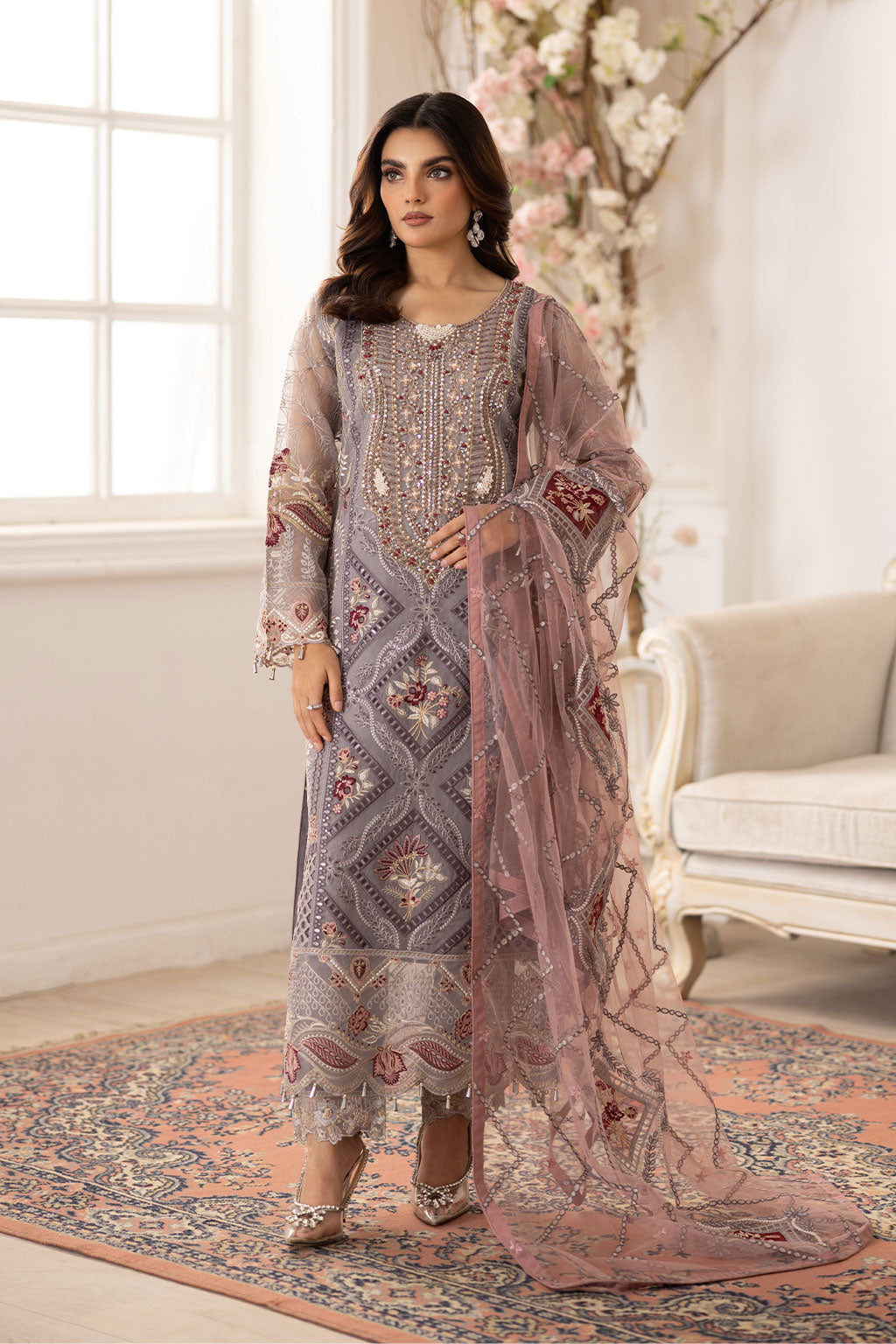 Ramsha | Dastoor Collection | P-205 - by - Libasekhas UK - Registered Vendor of : Ramsha - 100% Original Designer Dresss