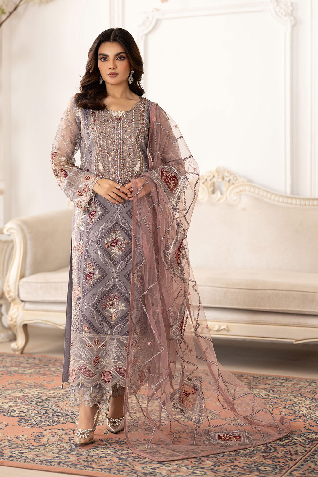 Ramsha | Dastoor Collection | P-205 - by - Libasekhas UK - Registered Vendor of : Ramsha - 100% Original Designer Dresss