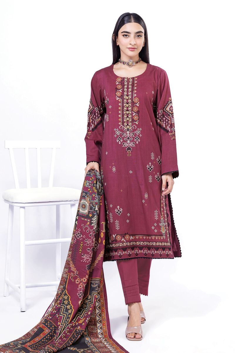 Khaadi | My Winter Mood | DCH02 - by - Libasekhas UK - Registered Vendor of : Khaadi - 100% Original Designer Dresss