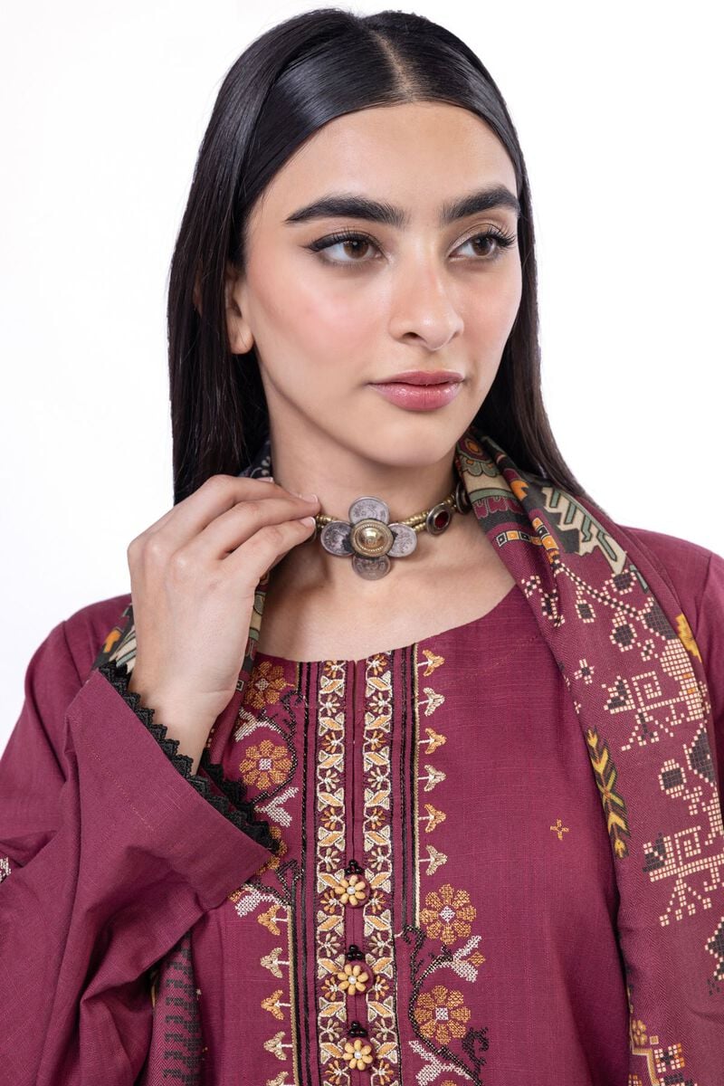 Khaadi | My Winter Mood | DCH02 - by - Libasekhas UK - Registered Vendor of : Khaadi - 100% Original Designer Dresss