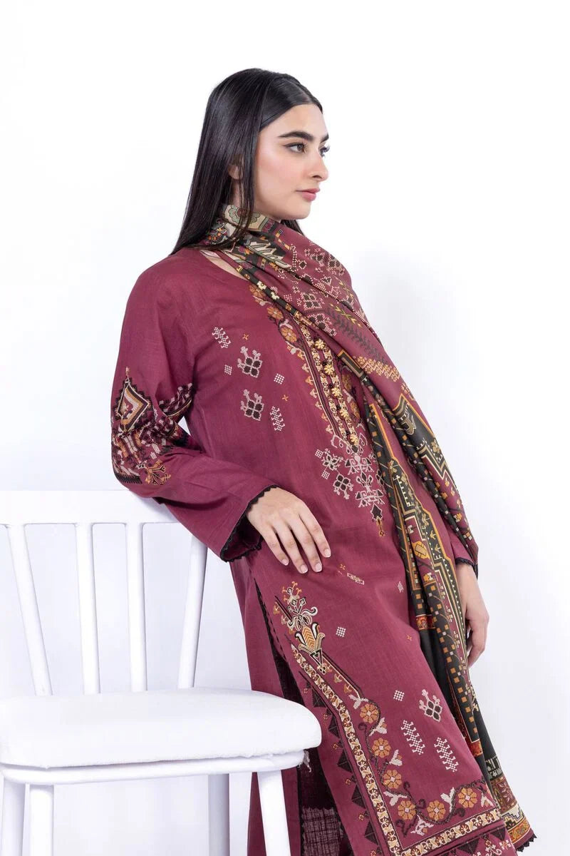 Khaadi | My Winter Mood | DCH02 - by - Libasekhas UK - Registered Vendor of : Khaadi - 100% Original Designer Dresss
