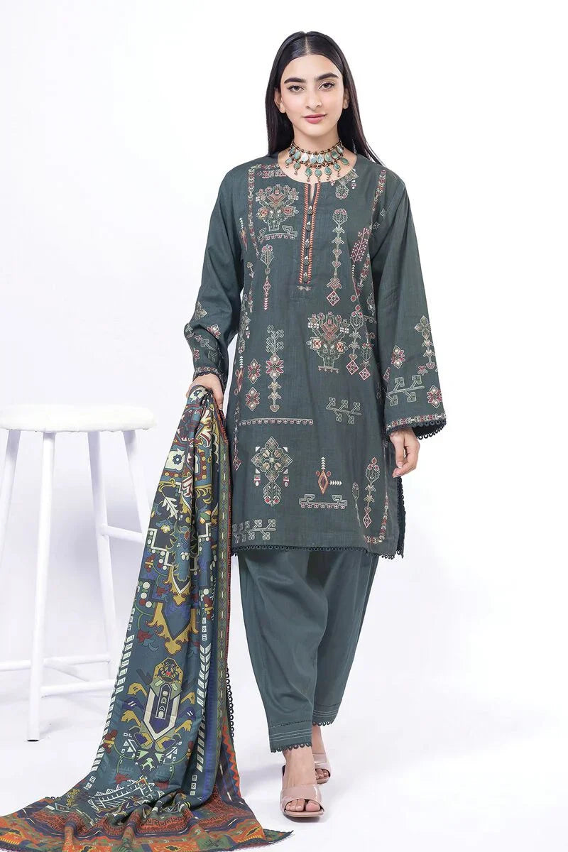Khaadi | My Winter Mood | DCH03 - by - Libasekhas UK - Registered Vendor of : Khaadi - 100% Original Designer Dresss
