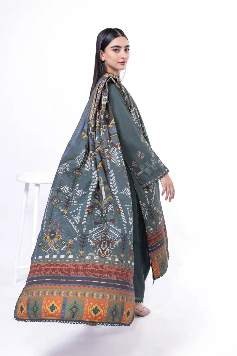 Khaadi | My Winter Mood | DCH03 - by - Libasekhas UK - Registered Vendor of : Khaadi - 100% Original Designer Dresss
