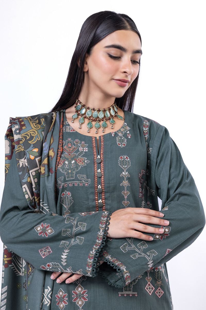 Khaadi | My Winter Mood | DCH03 - by - Libasekhas UK - Registered Vendor of : Khaadi - 100% Original Designer Dresss